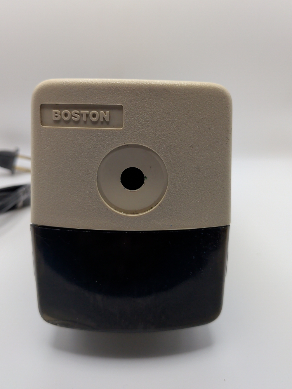 Boston Electric Pencil Sharpener • Vintage • Heavy Duty • Tested Works (E)